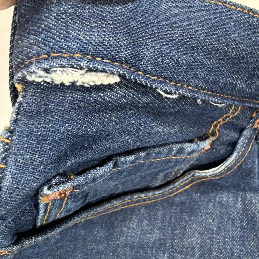 Levi's 501 Button Fly Original Fit Denim Jeans Straight Leg Men's SZ 40x32